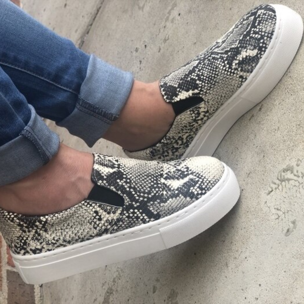 Snake Print Sneakers - Picture 3 of 4